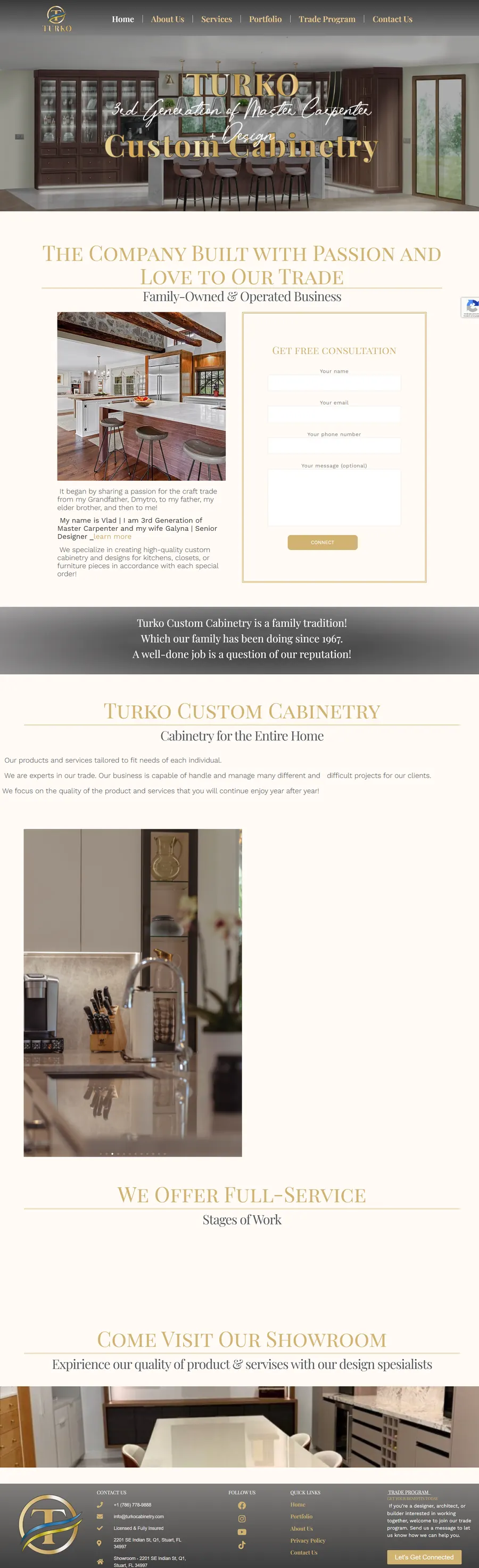 Screenshot der Website: Turko